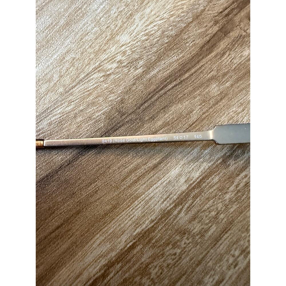 Coach HC5148 Rose Gold/Light Eggplant Cateye Frame Glasses 54x17 - Picture 4 of 7